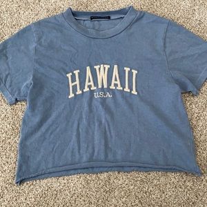 blue hawaii u.s.a brandy melville shirt one size
